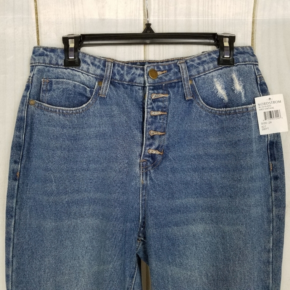 PTCL Vintage High Rise Waist Button Fly Skinny Jeans Size 29 - Picture 3 of 10